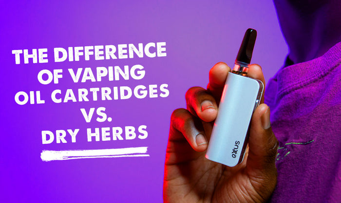 La diferencia entre los cartuchos de aceite de vapeo y las hierbas secas