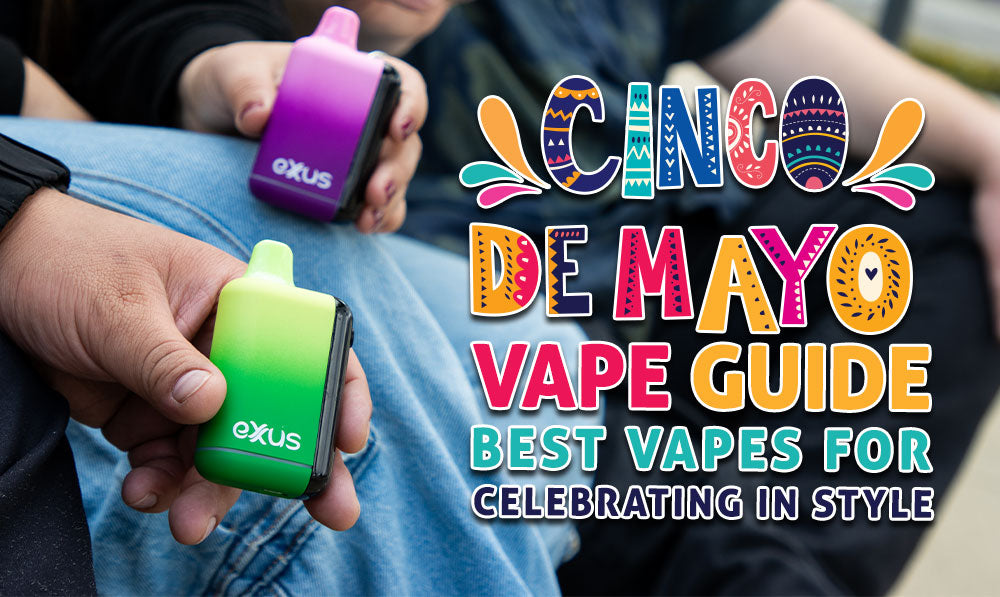 group of friends holding the Exxus Snap DLX with Cinco de Mayo Text